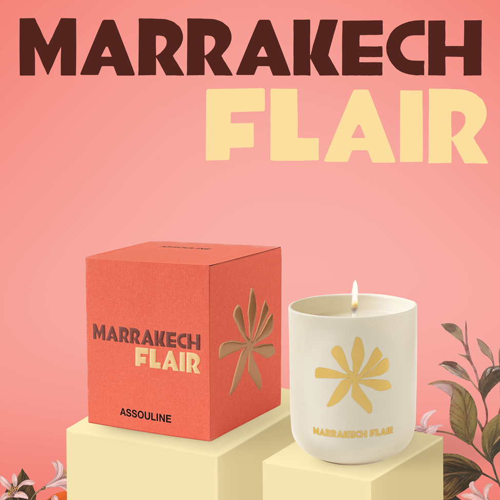 TRAVEL CANDLE MARRAKECH FLAIR: YUZU-NEROLI-CLEMENTINE-ORANGE FLOWER