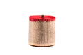 CRIZU - TRUNK RED SMALL - WOOD BLACK 19/21CM
