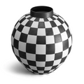 L OBJET - DAMIER VASE XLARGE