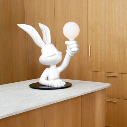 BUGS BUNNY - MATT WHITE LAMP (60CM)