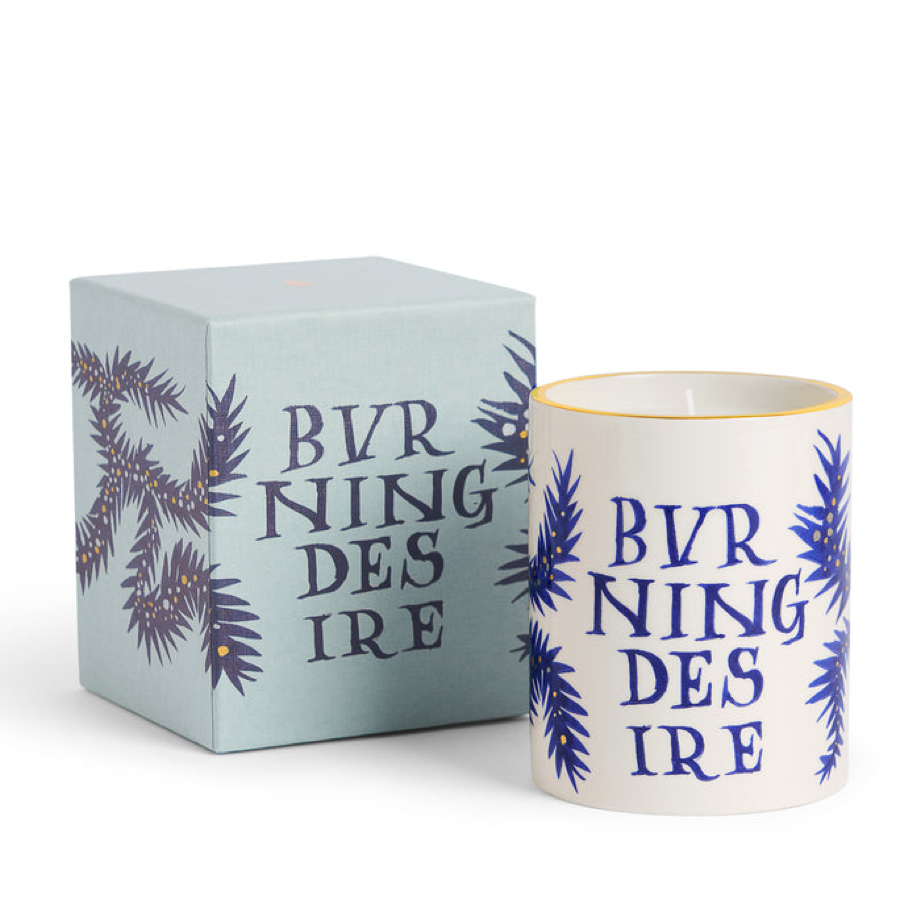L OBJET - BURNING DESIRE VETI-VERT CANDLE BY RUAN HOFFMAN
