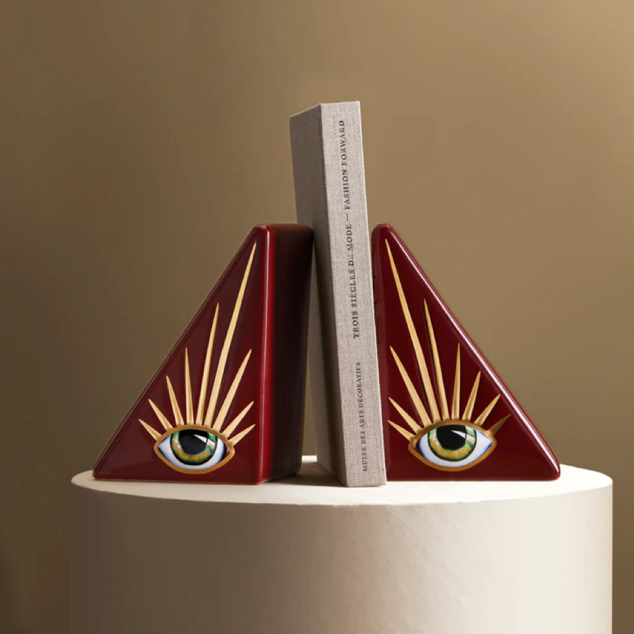 LOBJET - LITO EYE BOOKEND  - BORDEAUX SET OF 2