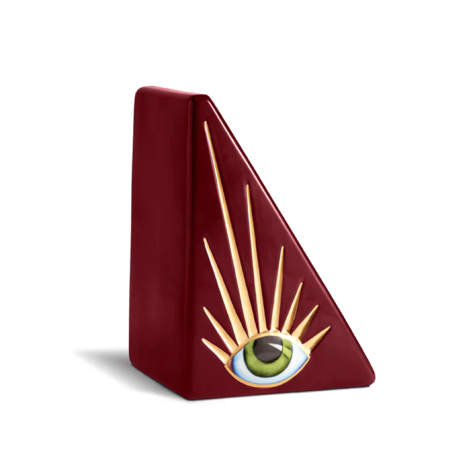 LOBJET - LITO EYE BOOKEND  - BORDEAUX SET OF 2