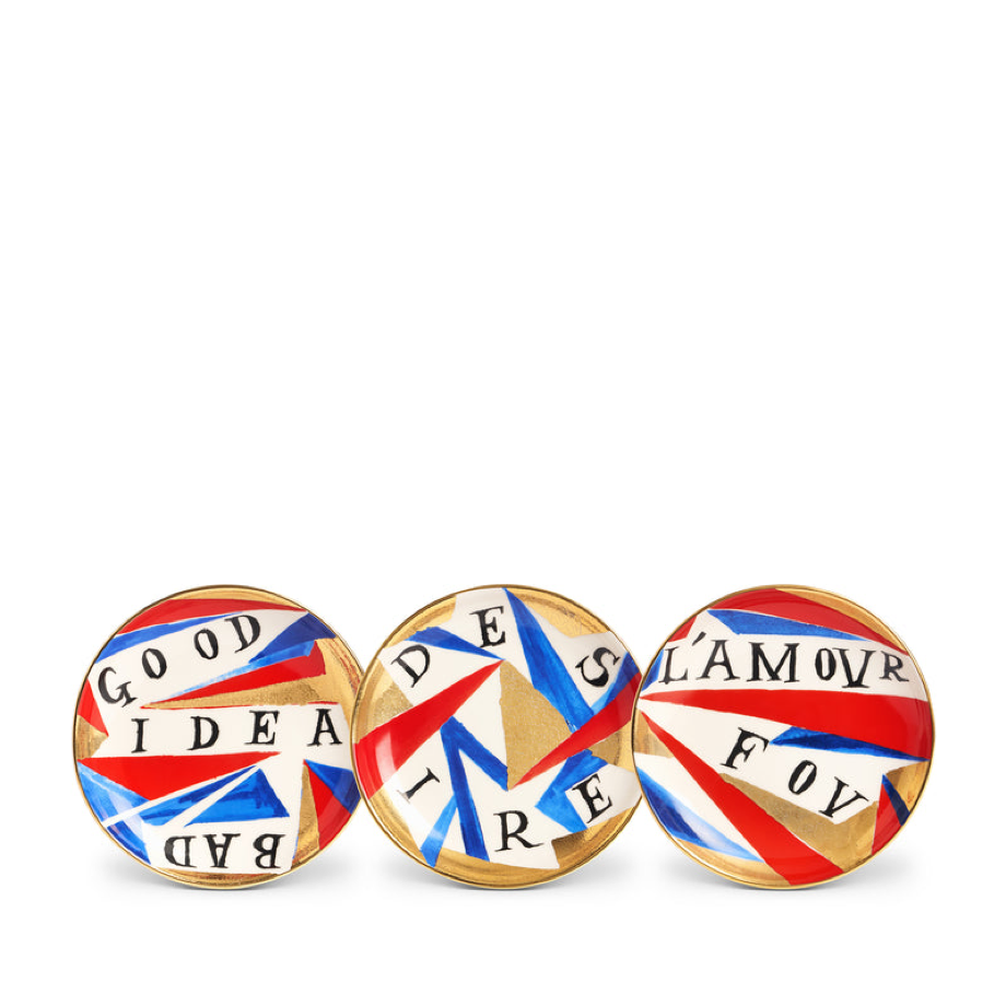 L OBJET - L AMOUR FOU PLATE BY RUAN HOFFMAN