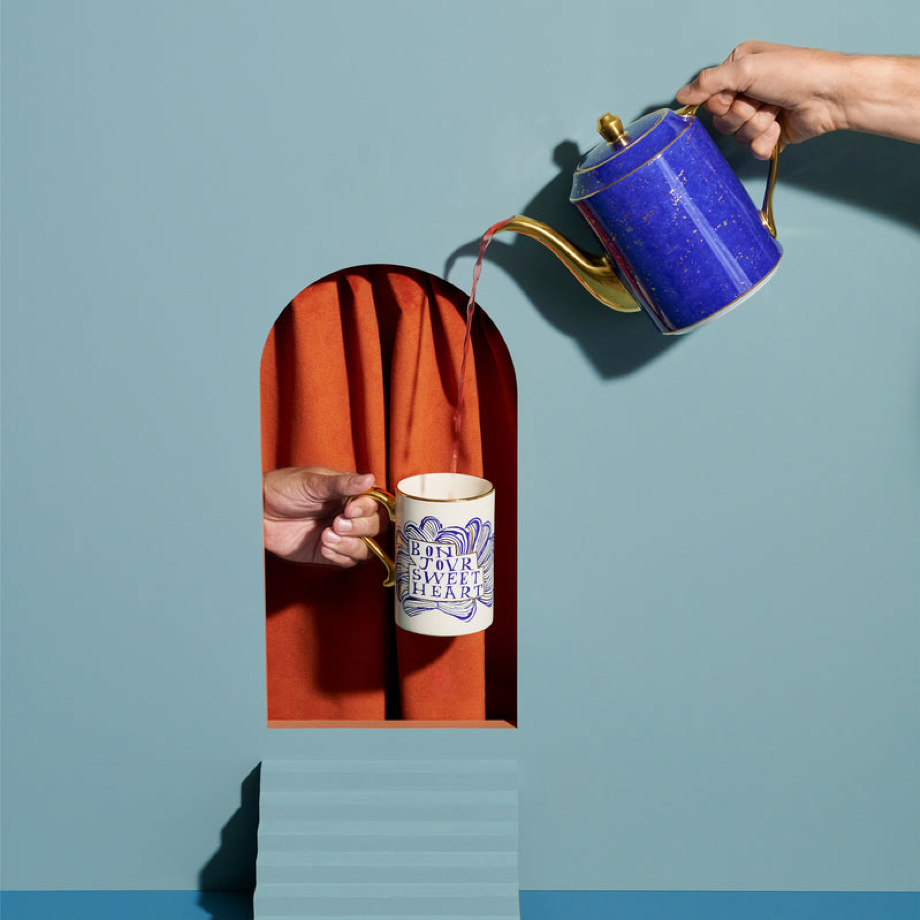L OBJET - SWEET HEART MUG BY RUAN HOFFMAN