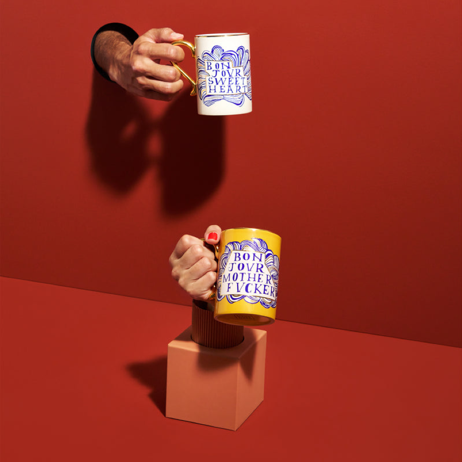 L OBJET - SET OF 2 MUG BY RUAN HOFFMAN