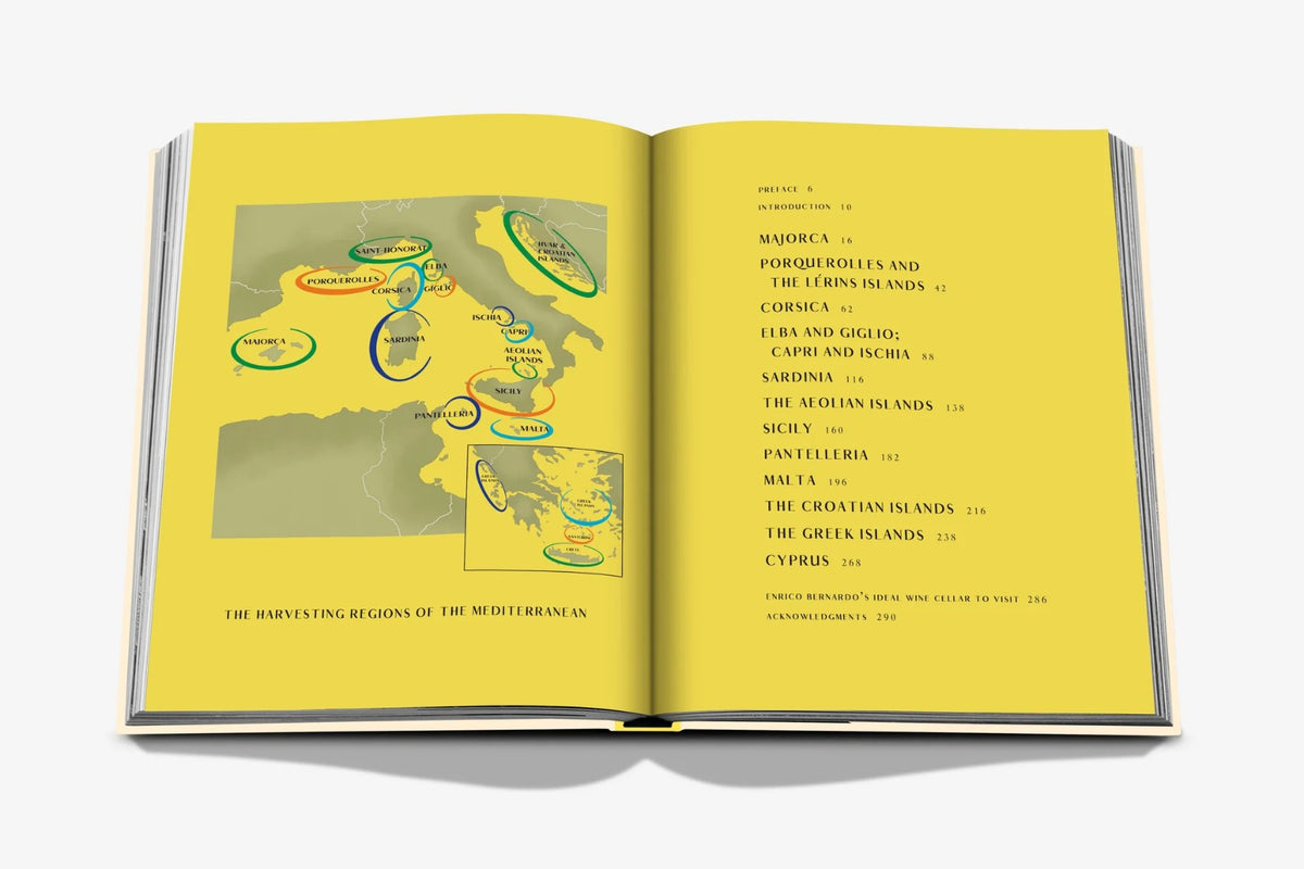 ASSOULINE - CLASSIC COLLECTION - WINE AND TRAVEL MEDITERRANEAN ISLANDS