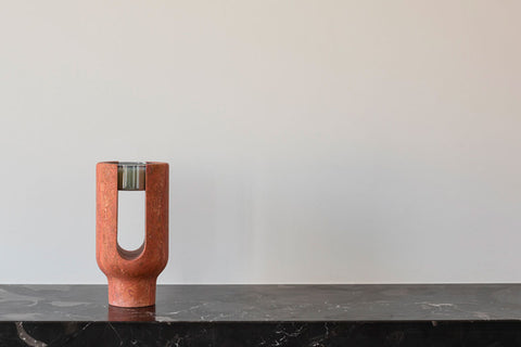 OOUMM | LYRA  TRAVERTIN RED