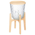 ST LOUIS - FOLIA PEDESTAL ASH TABLE