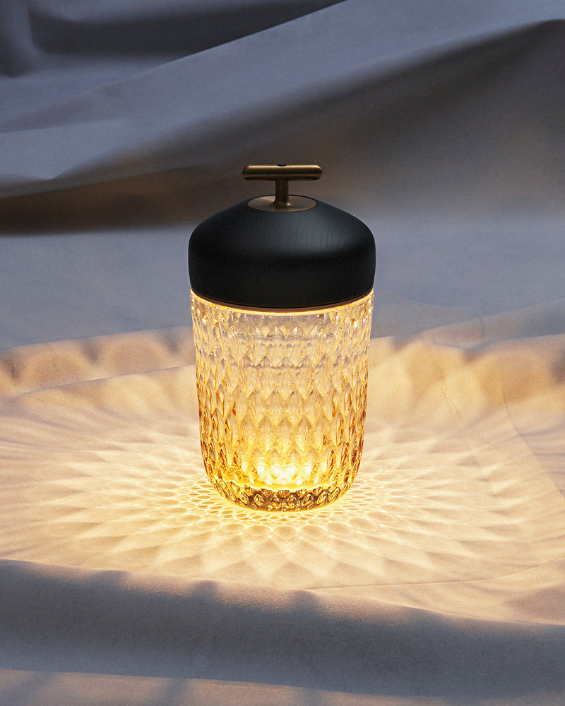 ST LOUIS FOLIA BLACK WOOD BRONZE ANODIZED ALU FINISH PORTABLE LAMP