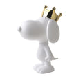 SNOOPY CROWN WHITE AND GOLD